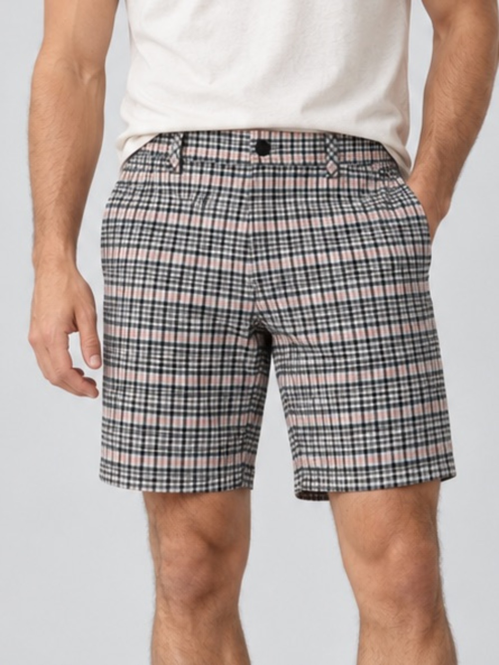 Lululemon Men’s Kahuna Plaid Shorts 32” Waist